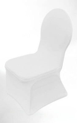 Bankettstuhl mit Stretchhusse (vorne) Bankettstuhl mit Stretchhusse (vorne)