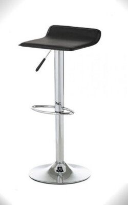 Höhenverstellbarer Barhocker schwarz Höhenverstellbarer Barhocker schwarz