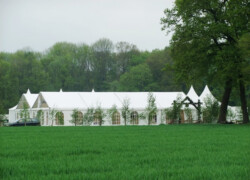 Großes Exklusiv-Zelt mit Pagodendächern Großes Exklusiv-Zelt mit Pagodendächern