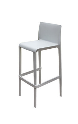 Premiumbarhocker weiß