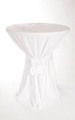 Stehtisch mit Stoffhusse Stehtisch mit Stoffhusse