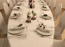 Ovaler Tisch Dekobeispiel Zeltverleih Lönne