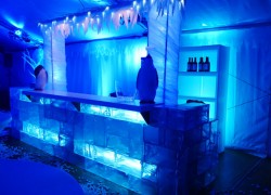 Theke für die Eisparty